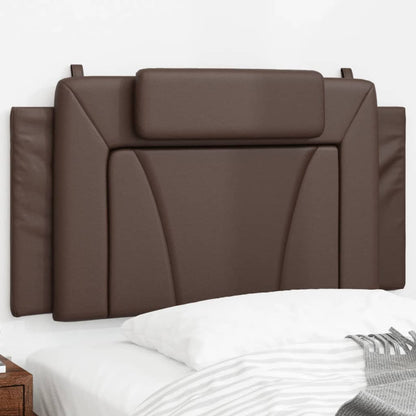 Cuscino Testiera Viana Marrone 100 cm in Similpelle