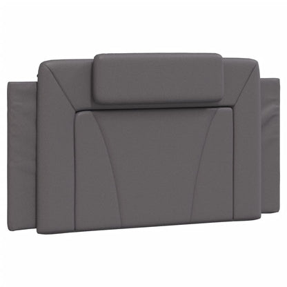 Cuscino Testiera Viana Grigio 100 cm in Similpelle