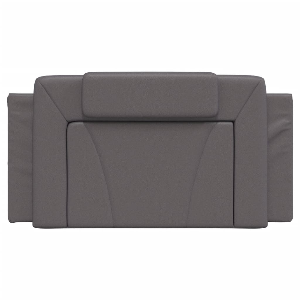 Cuscino Testiera Viana Grigio 100 cm in Similpelle