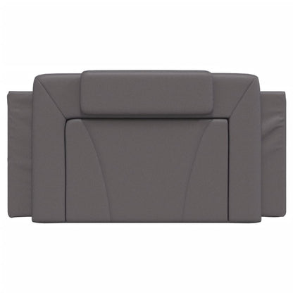 Cuscino Testiera Viana Grigio 100 cm in Similpelle