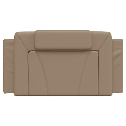 Cuscino Testiera Viana Cappuccino 100 cm in Similpelle
