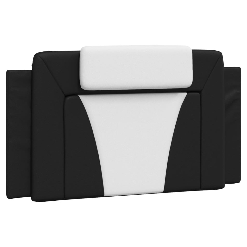 Cuscino Testiera Viana Nero e Bianco 100 cm in Similpelle