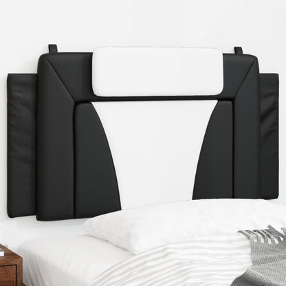 Cuscino Testiera Viana Nero e Bianco 100 cm in Similpelle
