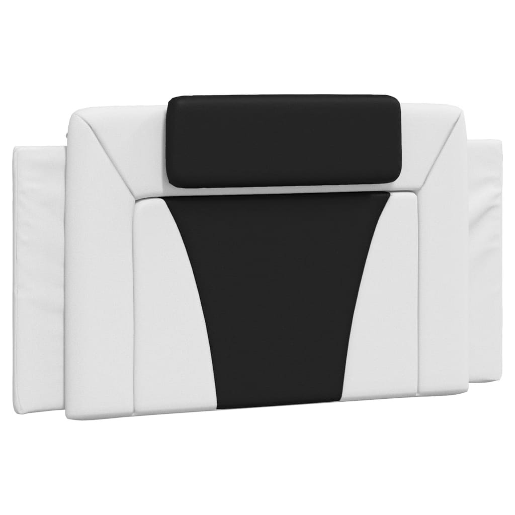 Cuscino Testiera Viana Nero e Bianco 100 cm in Similpelle