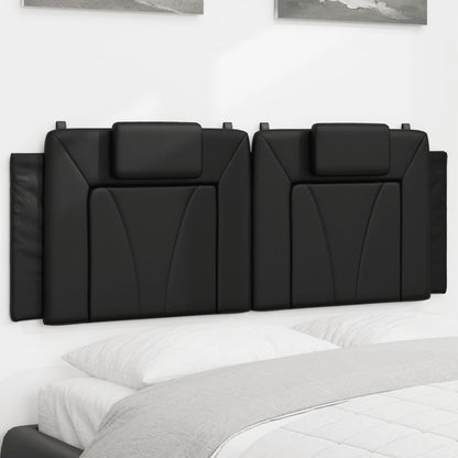 Cuscino Testiera Viana Nero 120 cm in Similpelle