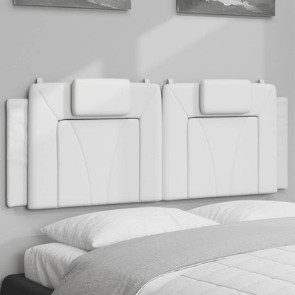 Cuscino Testiera Viana Bianco 120 cm in Similpelle