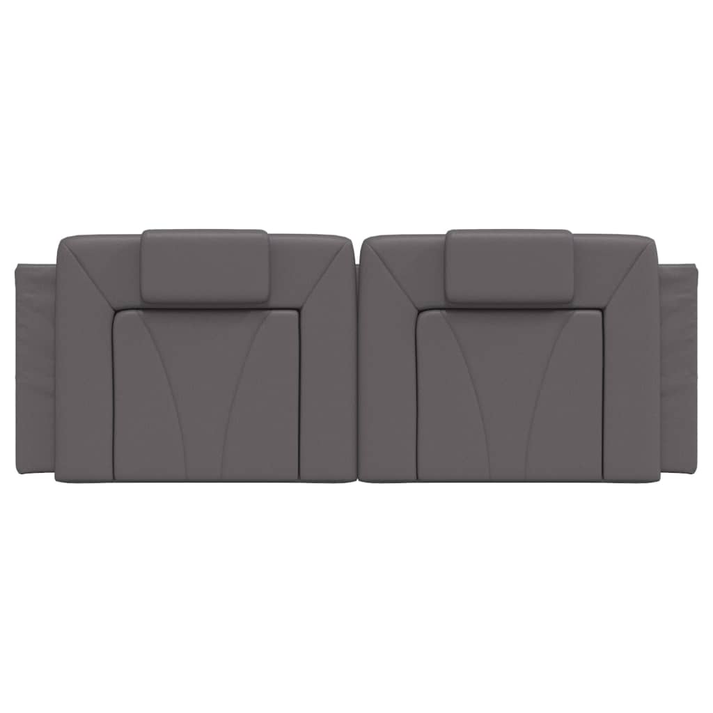 Cuscino Testiera Viana Grigio 120 cm in Similpelle