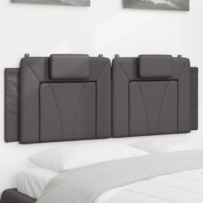 Cuscino Testiera Viana Grigio 120 cm in Similpelle
