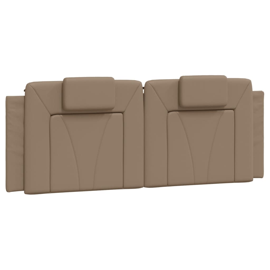 Cuscino Testiera Viana Cappuccino 120 cm in Similpelle
