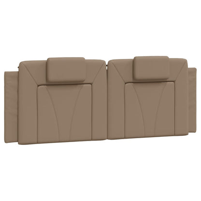 Cuscino Testiera Viana Cappuccino 120 cm in Similpelle