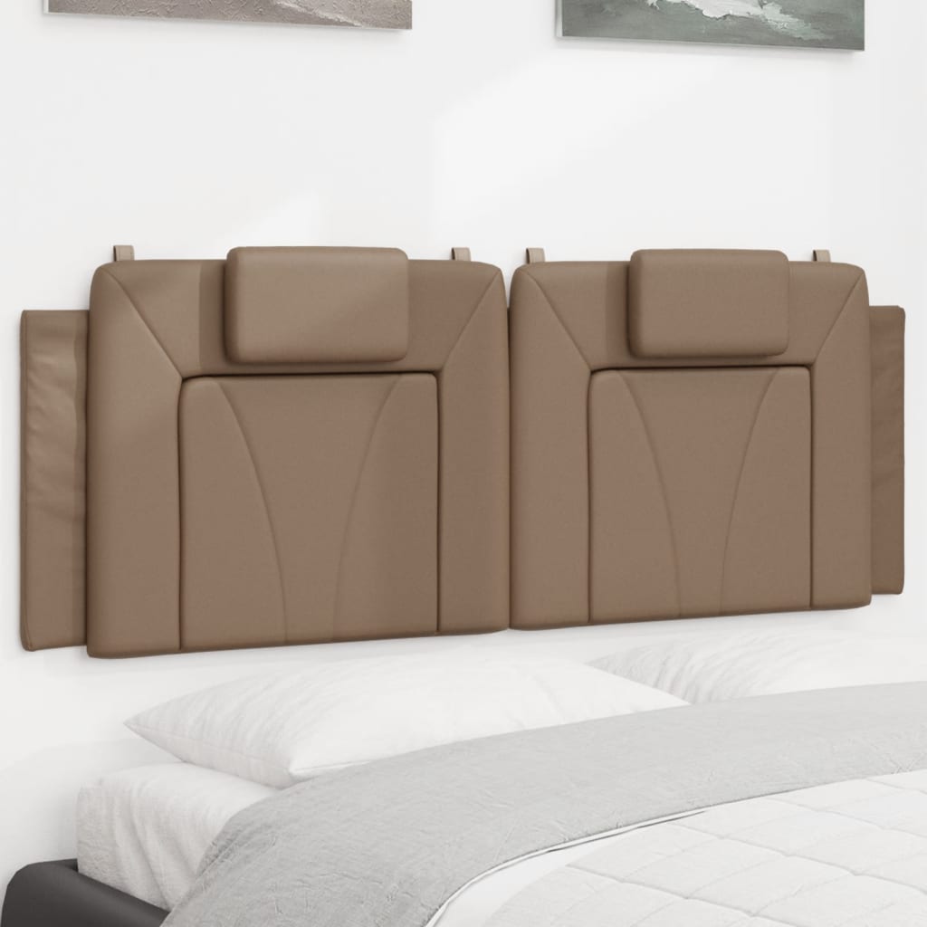 Cuscino Testiera Viana Cappuccino 120 cm in Similpelle