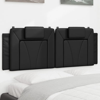 Cuscino Testiera Viana Nero 140 cm in Similpelle