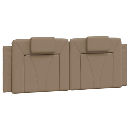 Cuscino Testiera Viana Cappuccino 140 cm in Similpelle