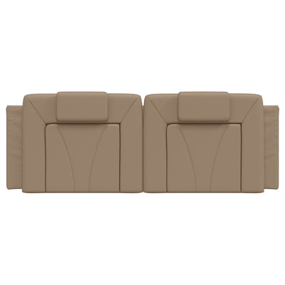 Cuscino Testiera Viana Cappuccino 140 cm in Similpelle