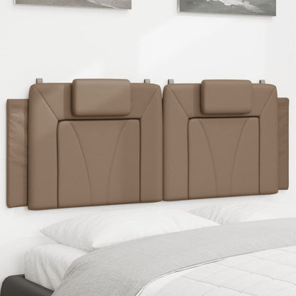 Cuscino Testiera Viana Cappuccino 140 cm in Similpelle
