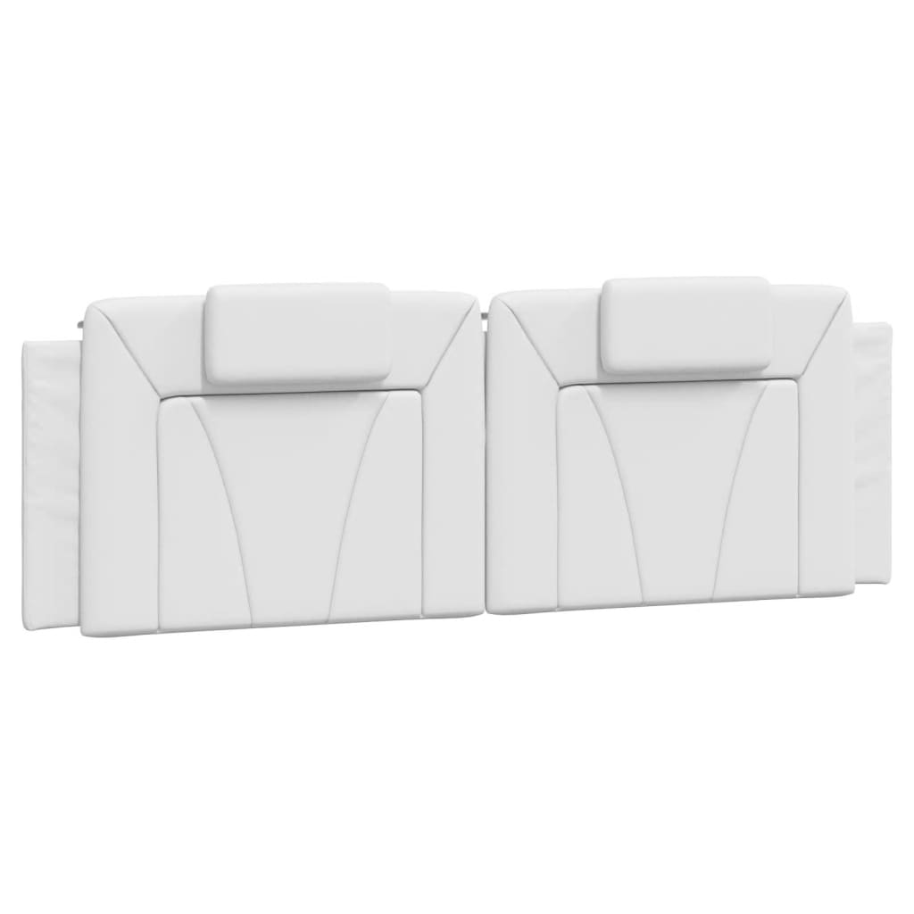 Cuscino Testiera Viana Bianco 160 cm in Similpelle