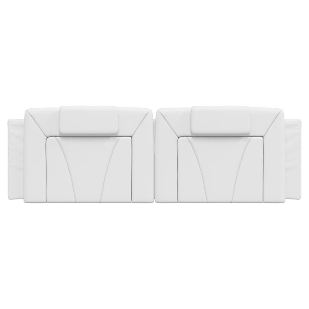 Cuscino Testiera Viana Bianco 160 cm in Similpelle