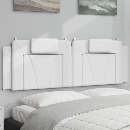 Cuscino Testiera Viana Bianco 160 cm in Similpelle