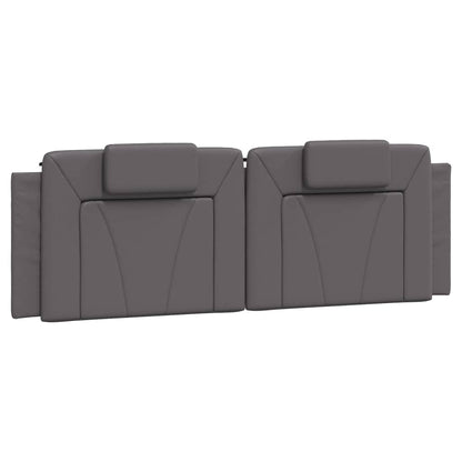 Cuscino Testiera Viana Grigio 160 cm in Similpelle