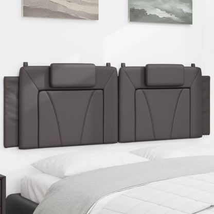 Cuscino Testiera Viana Grigio 160 cm in Similpelle