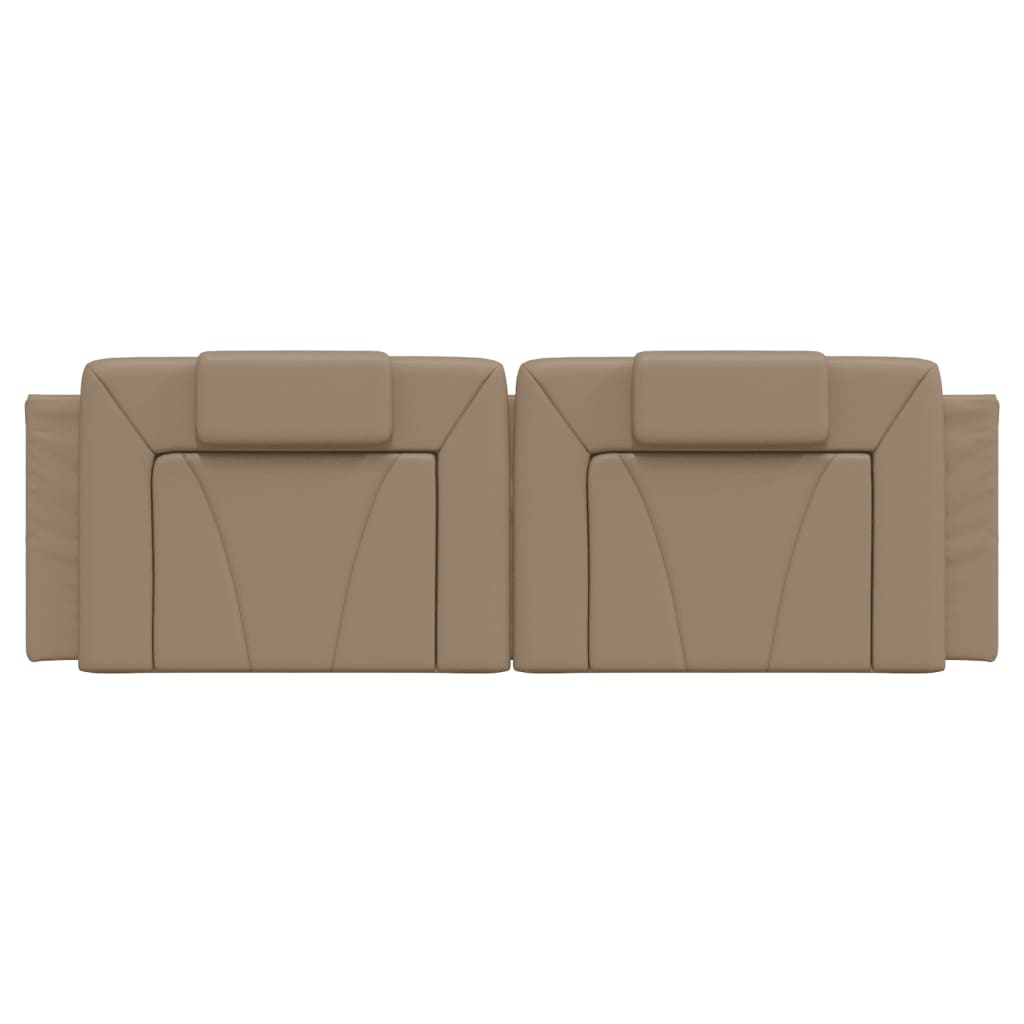 Cuscino Testiera Viana Cappuccino 160 cm in Similpelle