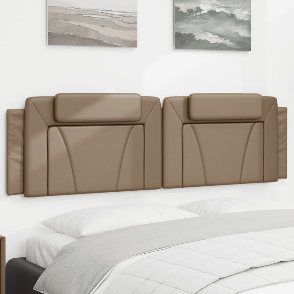 Cuscino Testiera Viana Cappuccino 180 cm in Similpelle