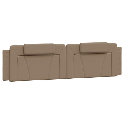 Cuscino Testiera Viana Cappuccino 200 cm in Similpelle