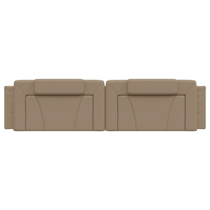 Cuscino Testiera Viana Cappuccino 200 cm in Similpelle