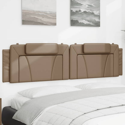 Cuscino Testiera Viana Cappuccino 200 cm in Similpelle