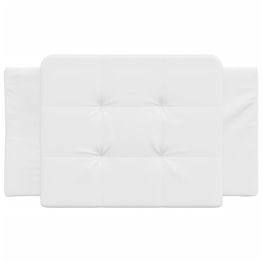 Cuscino Testiera Bianco 80 cm in Similpelle