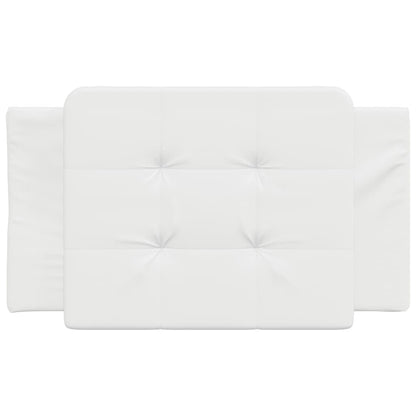 Cuscino Testiera Bianco 90 cm in Similpelle