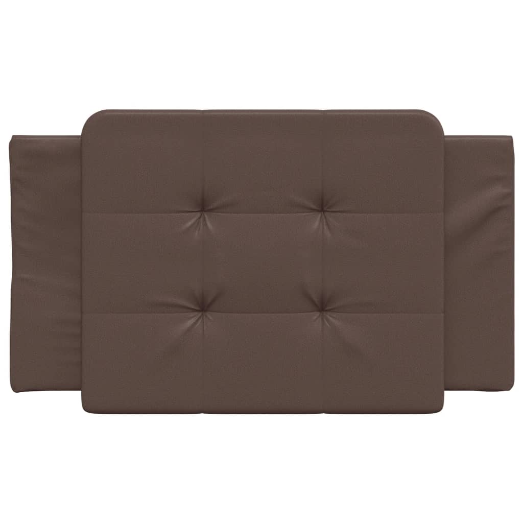 Cuscino Testiera Marrone 90 cm in Similpelle