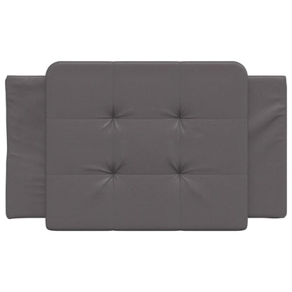 Cuscino Testiera Grigio 90 cm in Similpelle