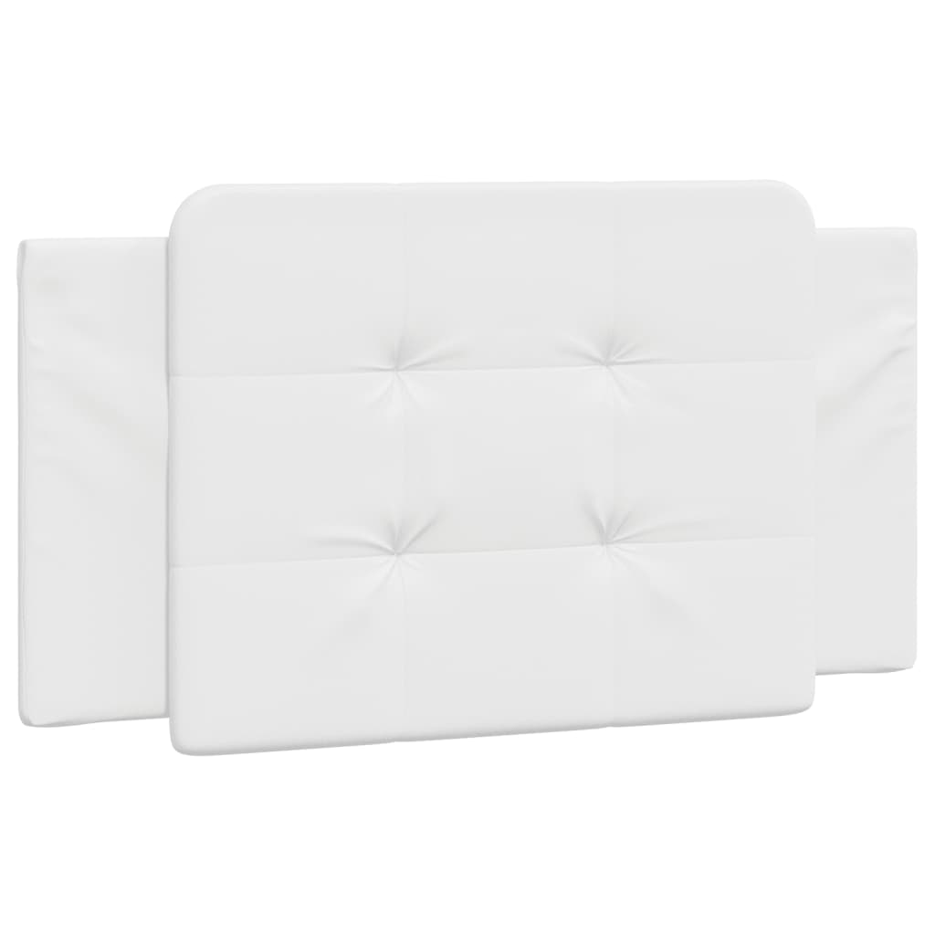 Cuscino Testiera Bianco 100 cm in Similpelle