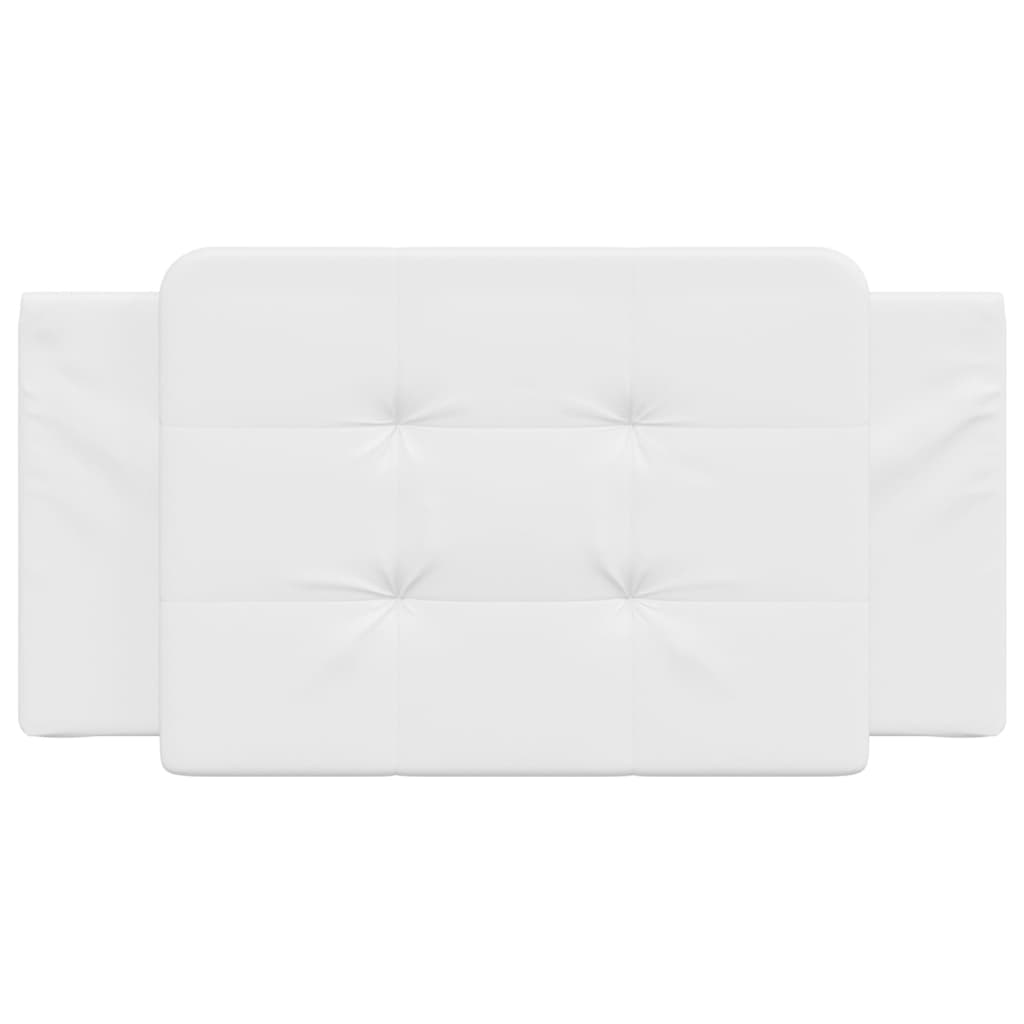 Cuscino Testiera Bianco 100 cm in Similpelle