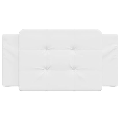 Cuscino Testiera Bianco 100 cm in Similpelle