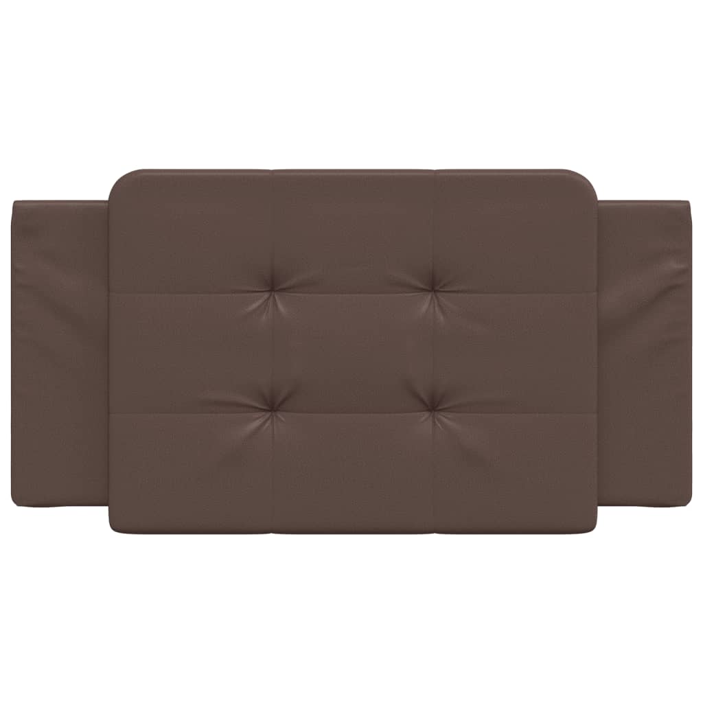 Cuscino Testiera Marrone 100 cm in Similpelle
