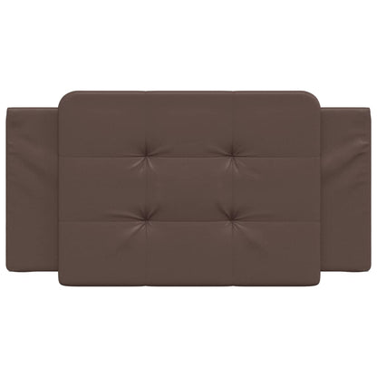 Cuscino Testiera Marrone 100 cm in Similpelle
