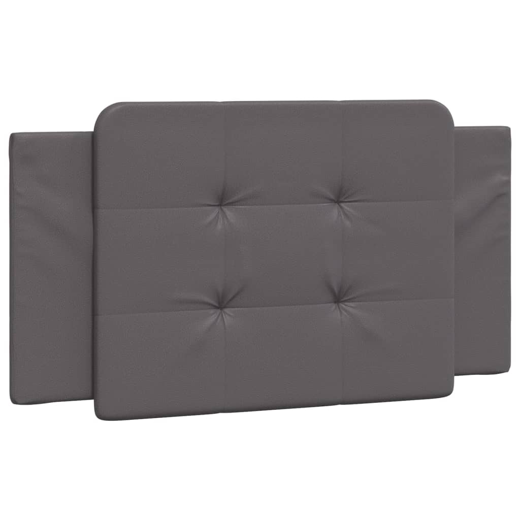 Cuscino Testiera Grigio 100 cm in Similpelle