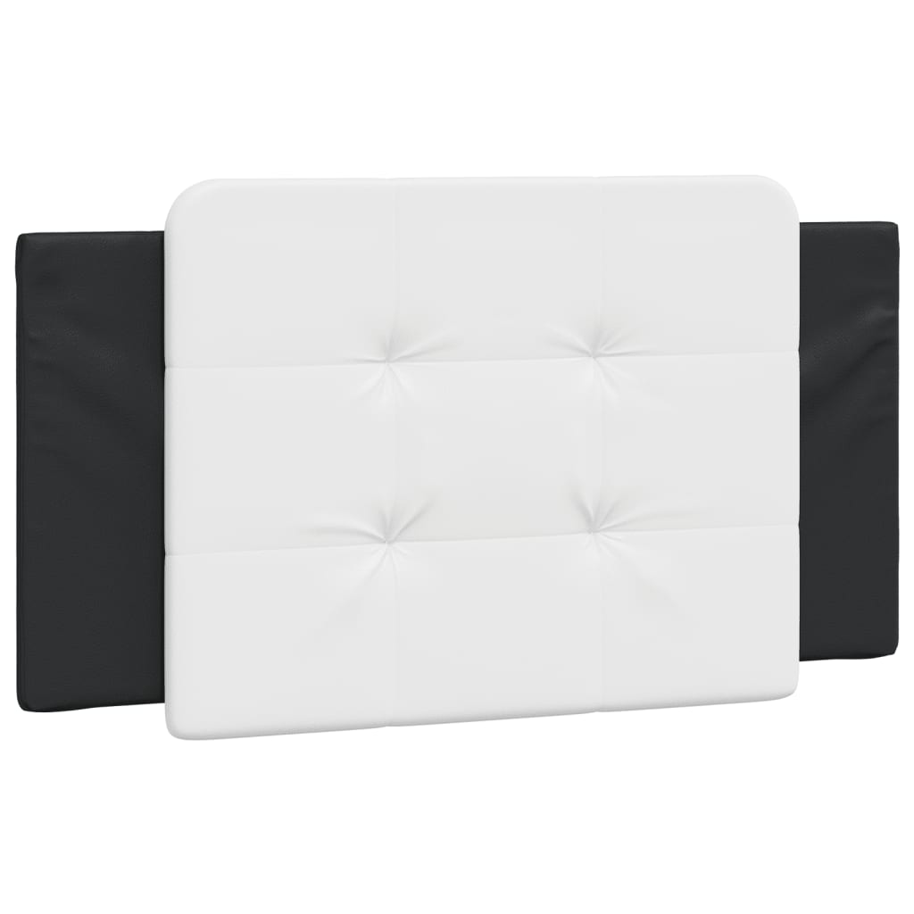 Cuscino Testiera Zadar Nero e Bianco 100 cm in Similpelle
