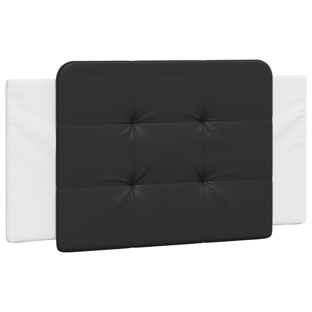 Cuscino Testiera Nero e Bianco 100 cm in Similpelle
