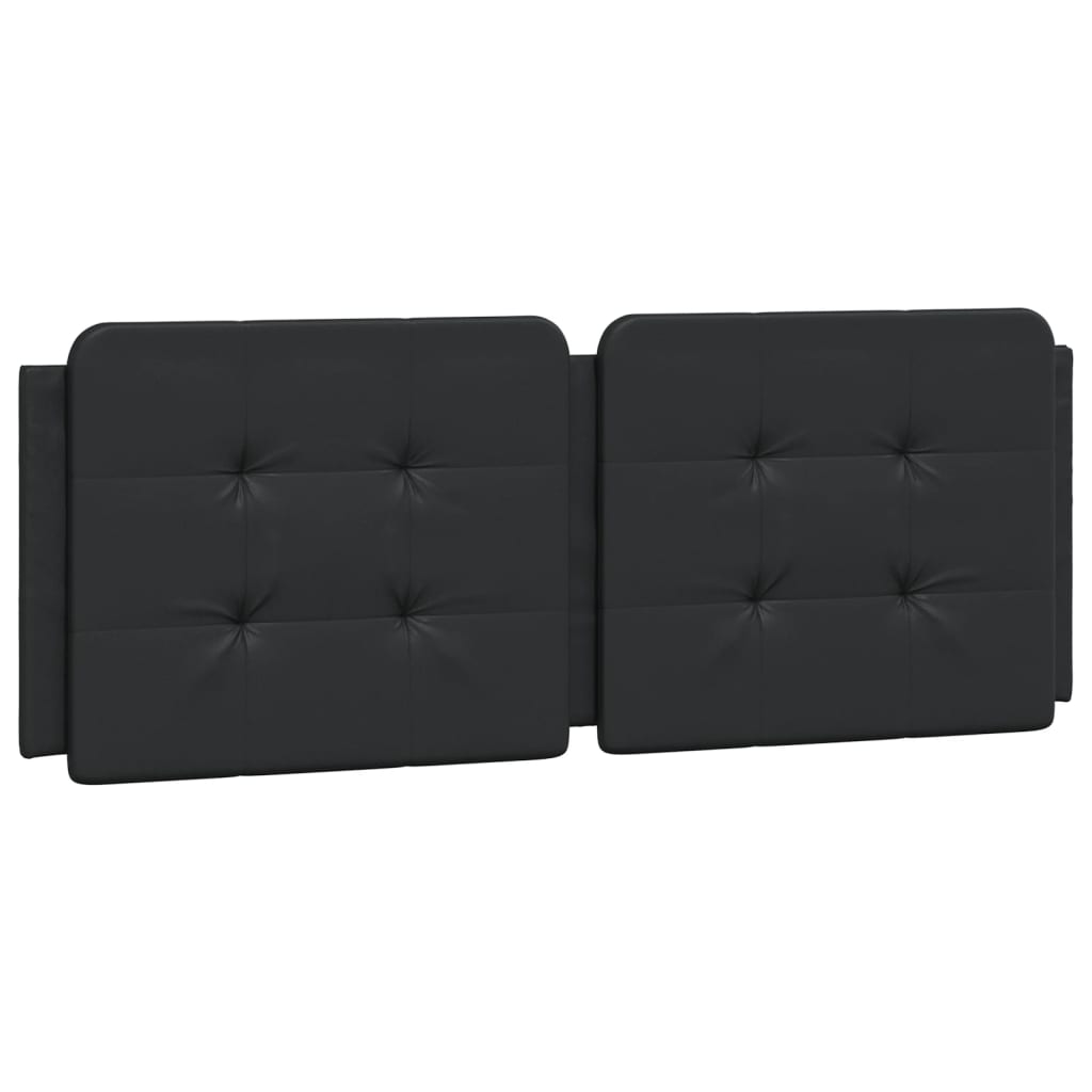 Cuscino Testiera Nero 120 cm in Similpelle