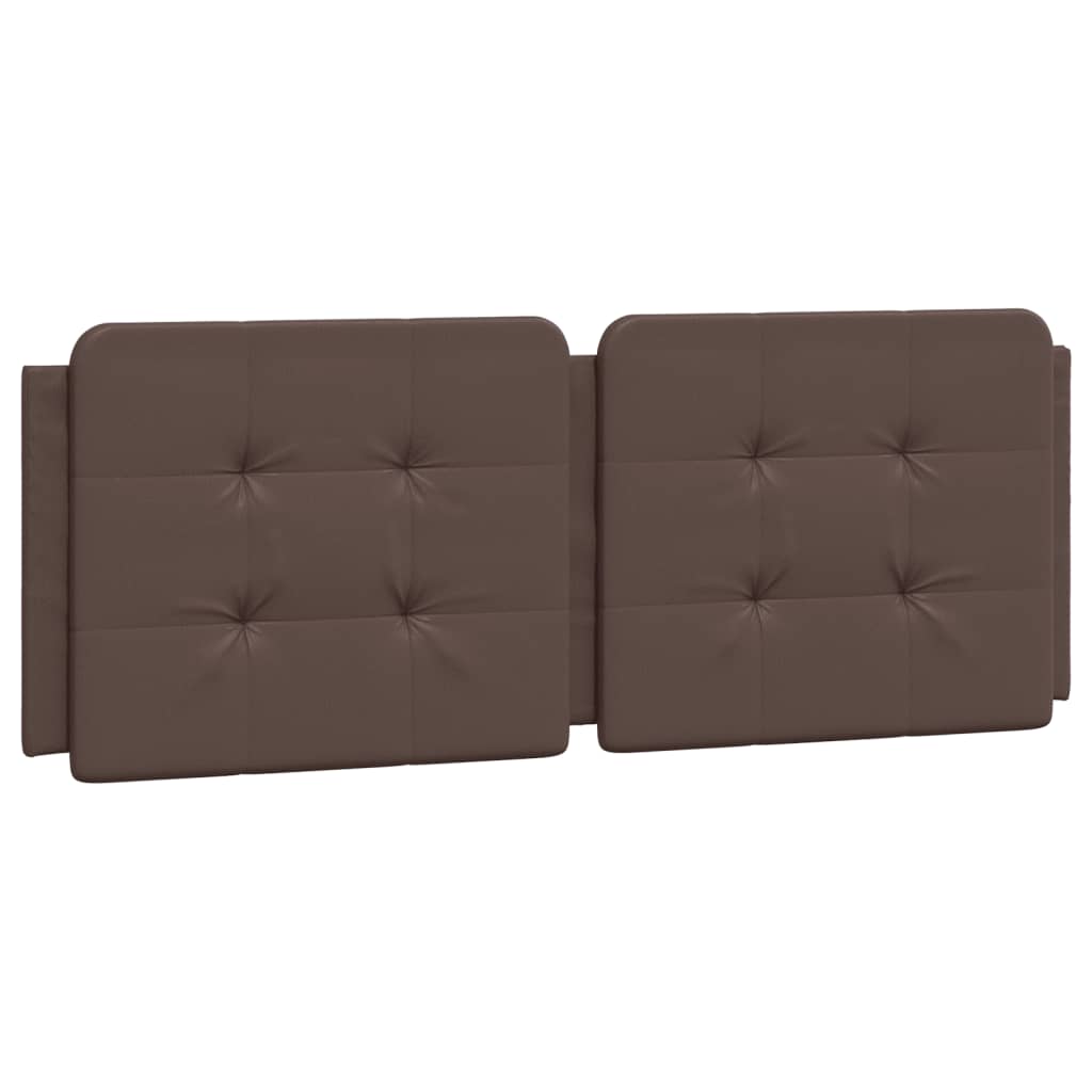 Cuscino Testiera Marrone 120 cm in Similpelle