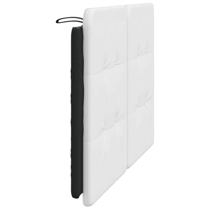 Cuscino Testiera Zadar Nero e Bianco 120 cm in Similpelle