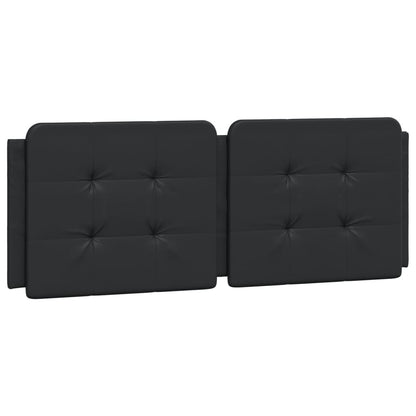 Cuscino Testiera Zadar Nero 137 cm in Similpelle
