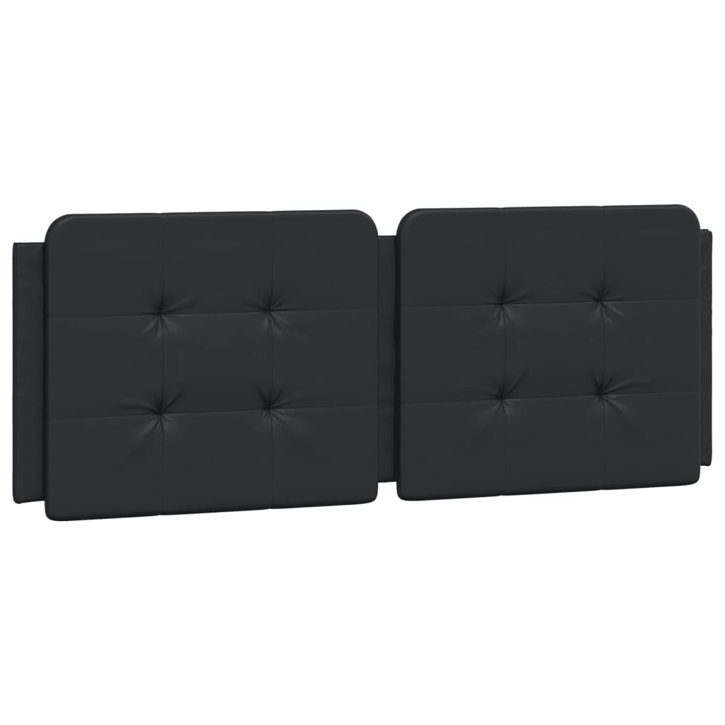 Cuscino Testiera Nero 140 cm in Similpelle