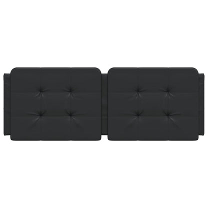 Cuscino Testiera Nero 140 cm in Similpelle