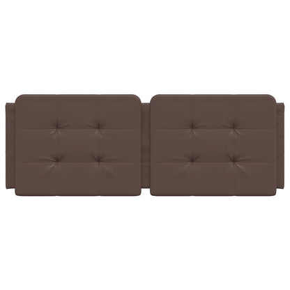 Cuscino Testiera Marrone 140 cm in Similpelle