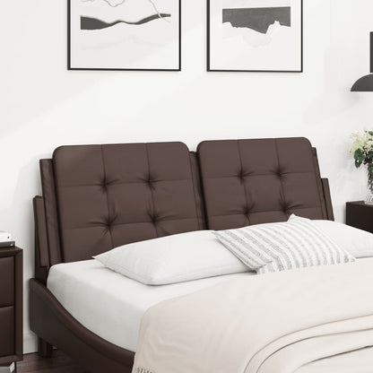 Cuscino Testiera Marrone 140 cm in Similpelle