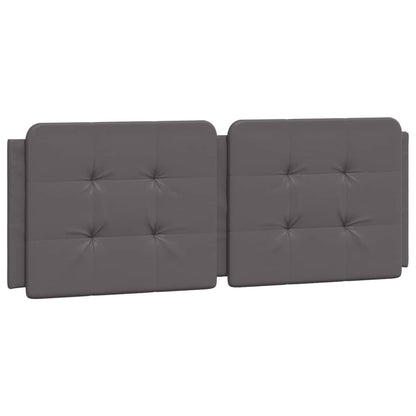 Cuscino Testiera Grigio 140 cm in Similpelle